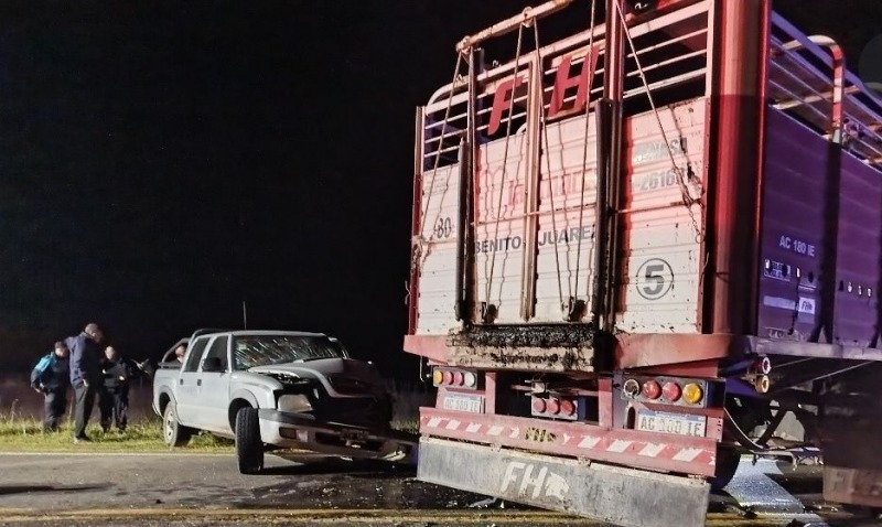 Una olavarriense herida tras un fuerte choque en la Ruta 3